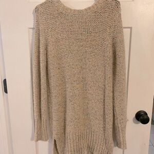 Sweater- worn once; cute zipper up the entire back